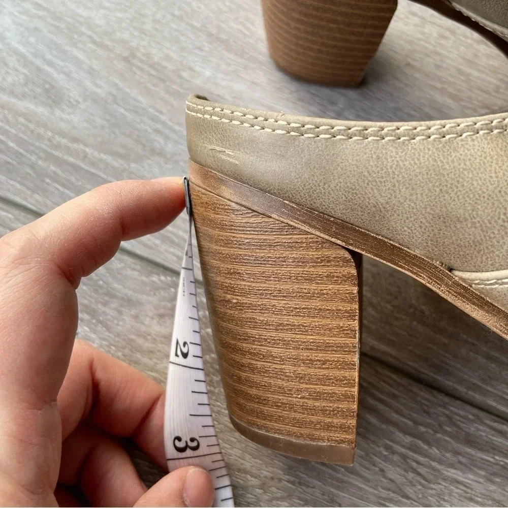 Natural Soul Cammie Slip On Wingtip  Mules Clogs - Picture 12 of 13